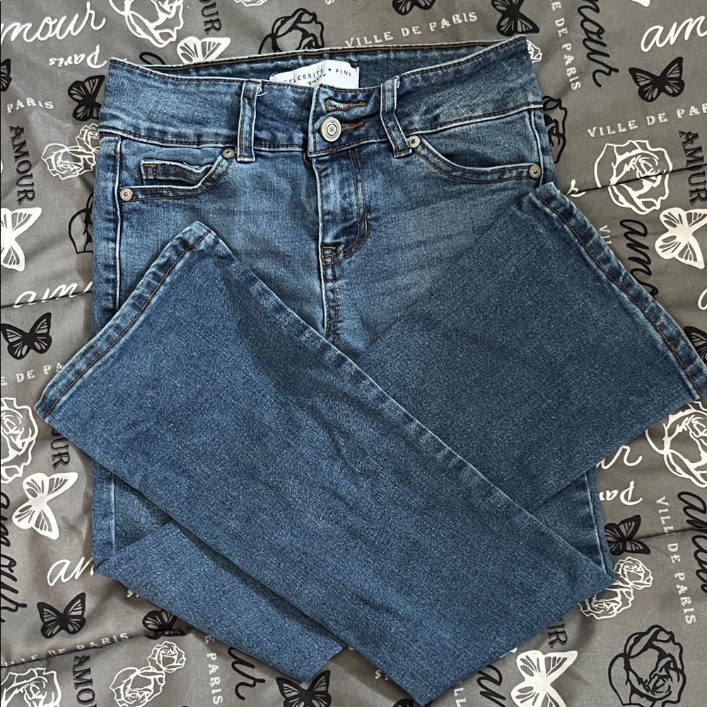 Celebrity Pink Dark Blue Flare Jeans